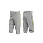 Irvine Dolphins Baseball Pants (Gray with Green Piping)
