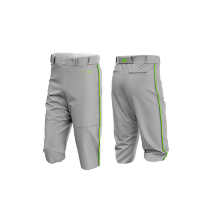 Irvine Dolphins Baseball Pants (Gray with Green Piping)