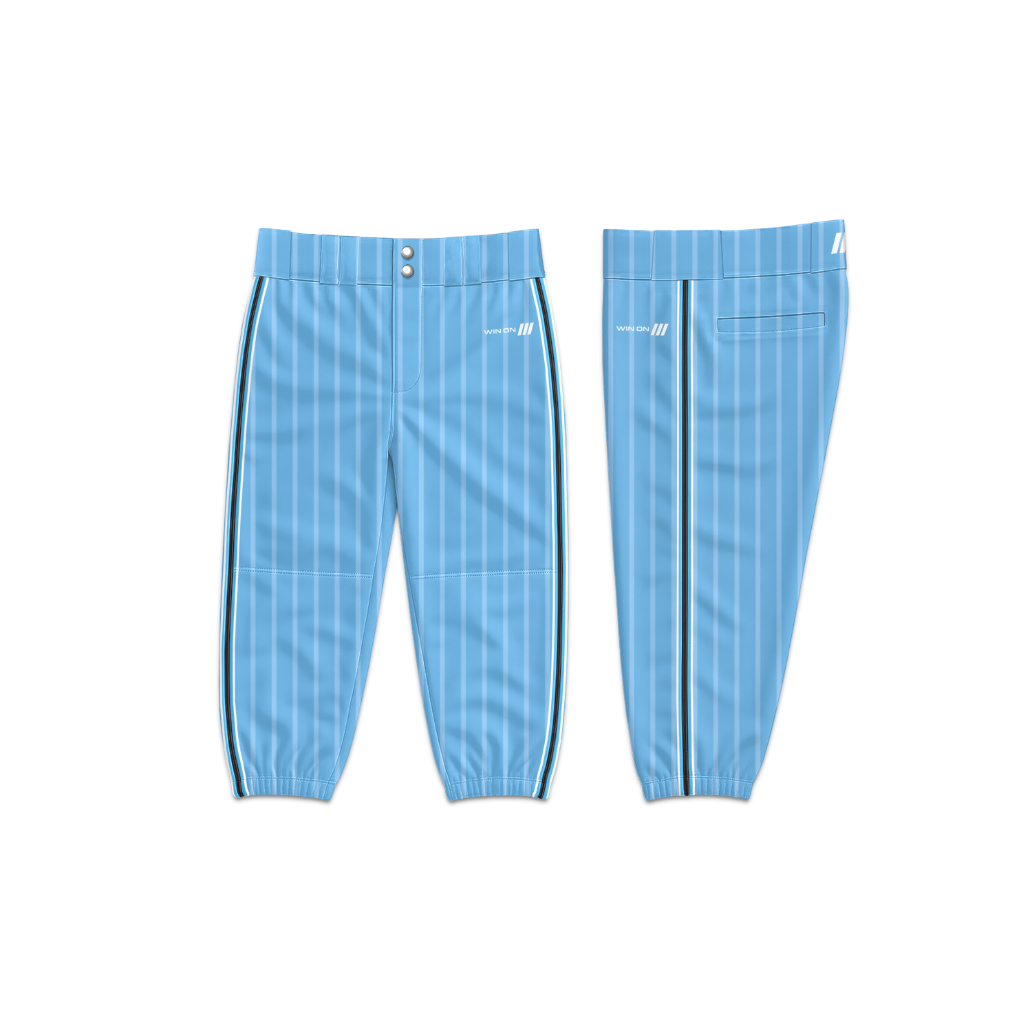 O's Light Blue Pinstripe Baseball Pants