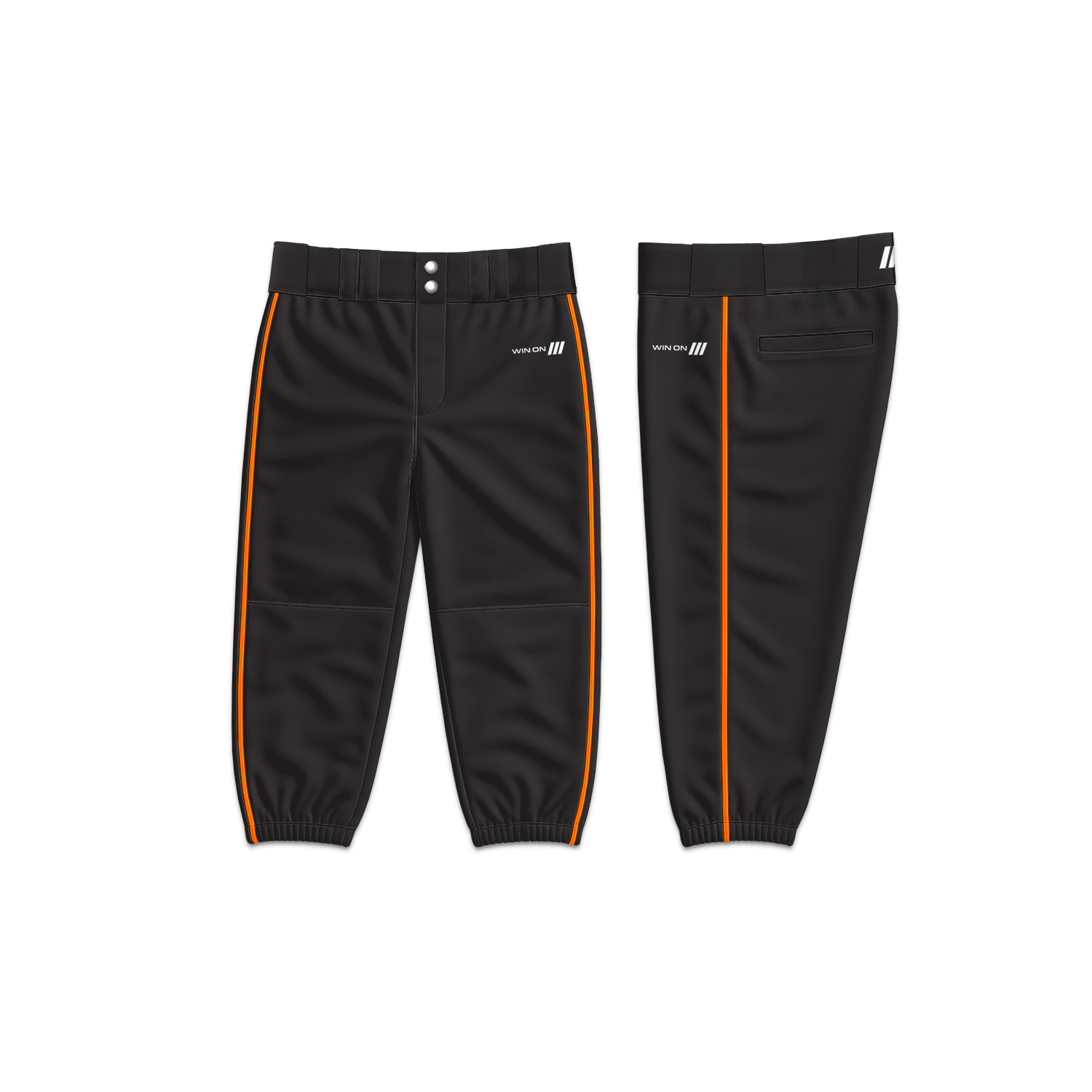 O's Black Baseball Pants