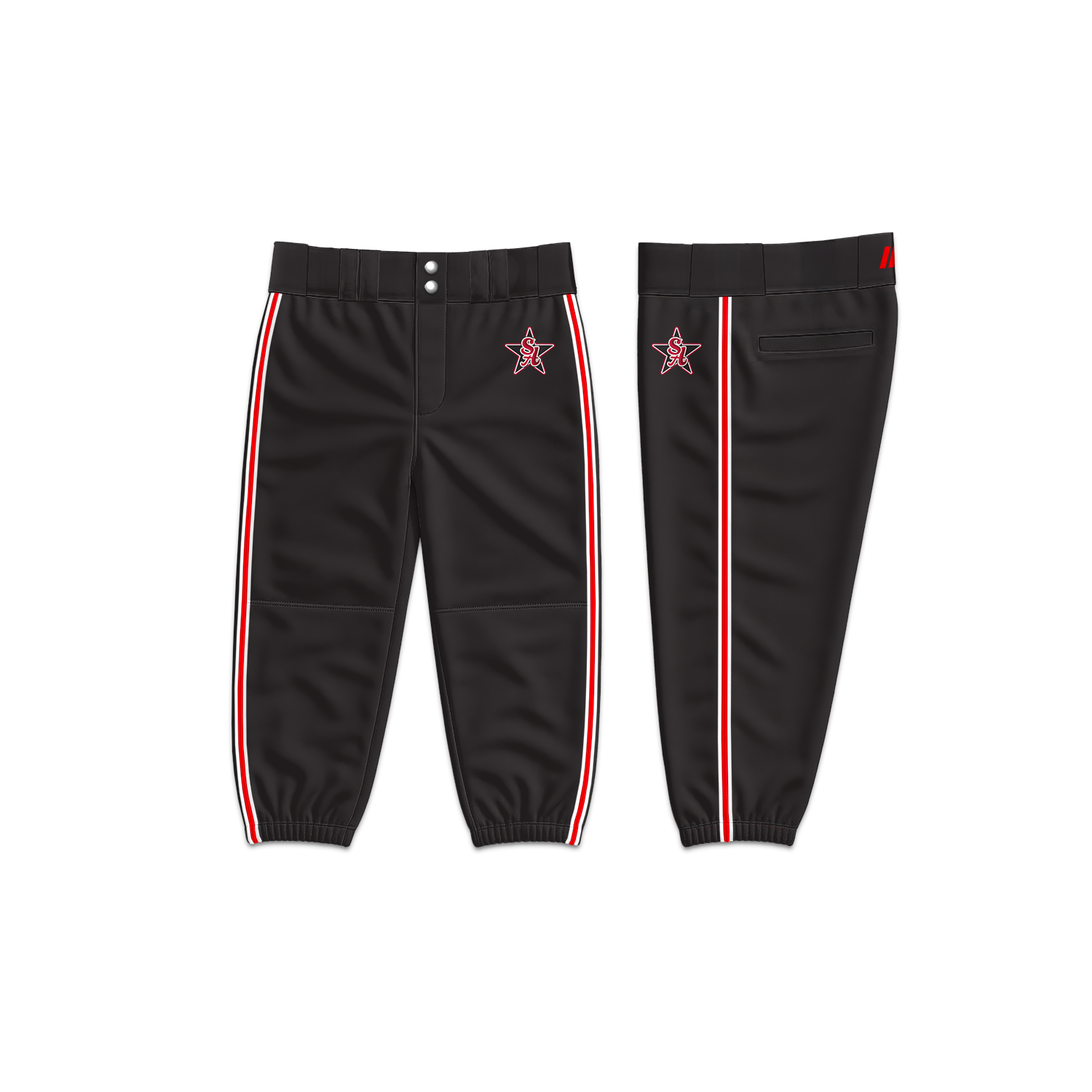 SAPB All-Star Baseball Pants (Black)