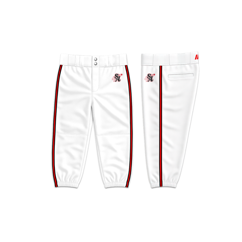 SAPB All-Star Baseball Pants (White)