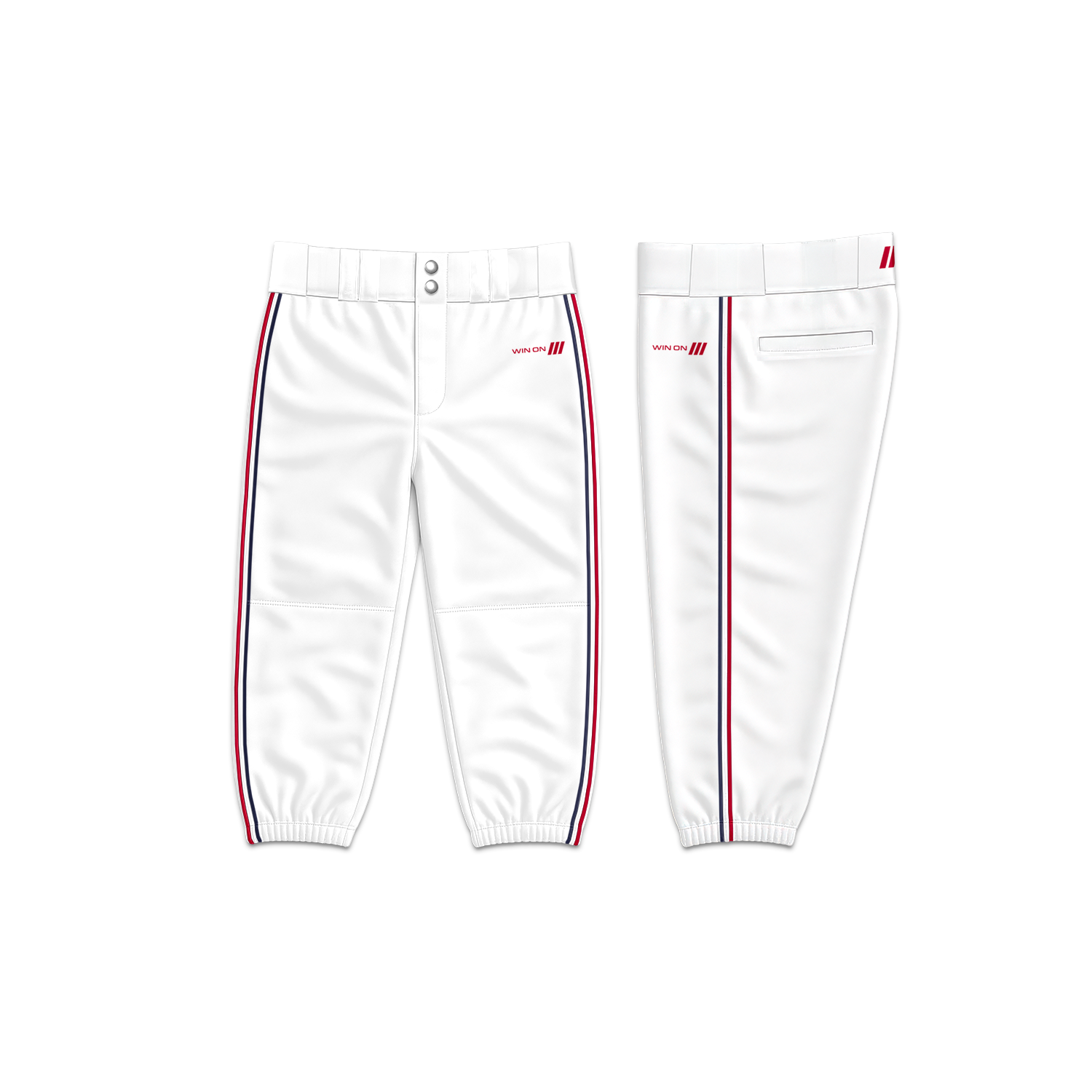 SoCal Aces Baseball Pants (White)