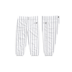 ZT Baseball Pants (White/Navy Pinstripes)