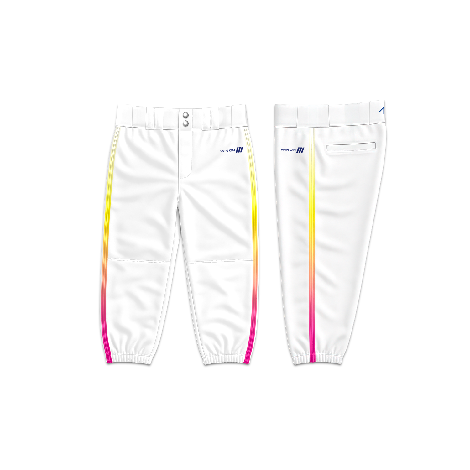 ZT West Baseball Pants (White)