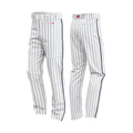Crush Pinstripe Baseball Pants (White/Navy)