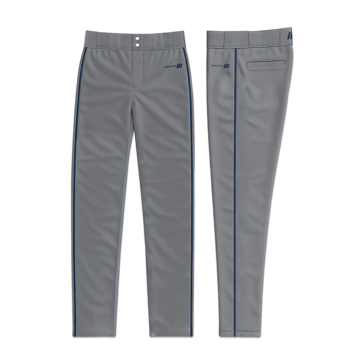 Crush Gray Baseball Pants - 13U Brambilla