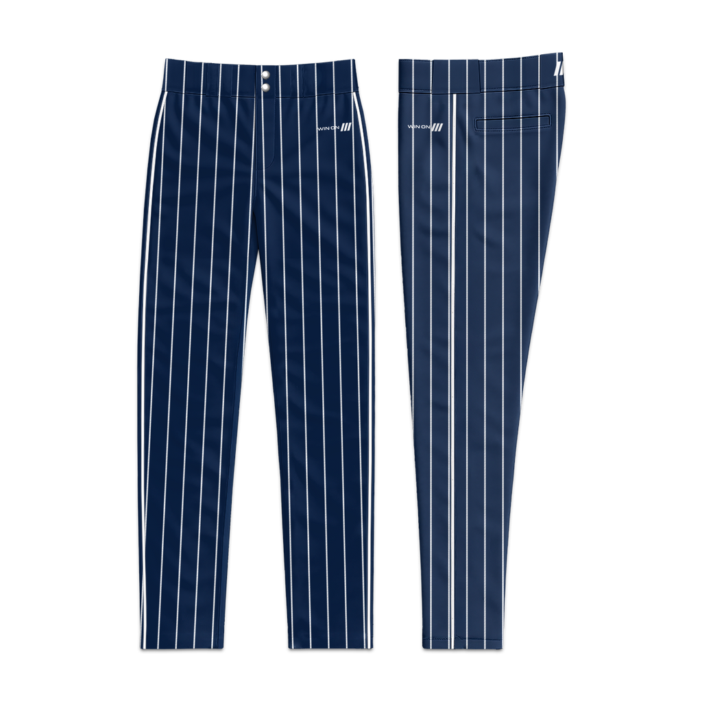 Crush Navy/Pinstripe Baseball Pants - 13U Brambilla