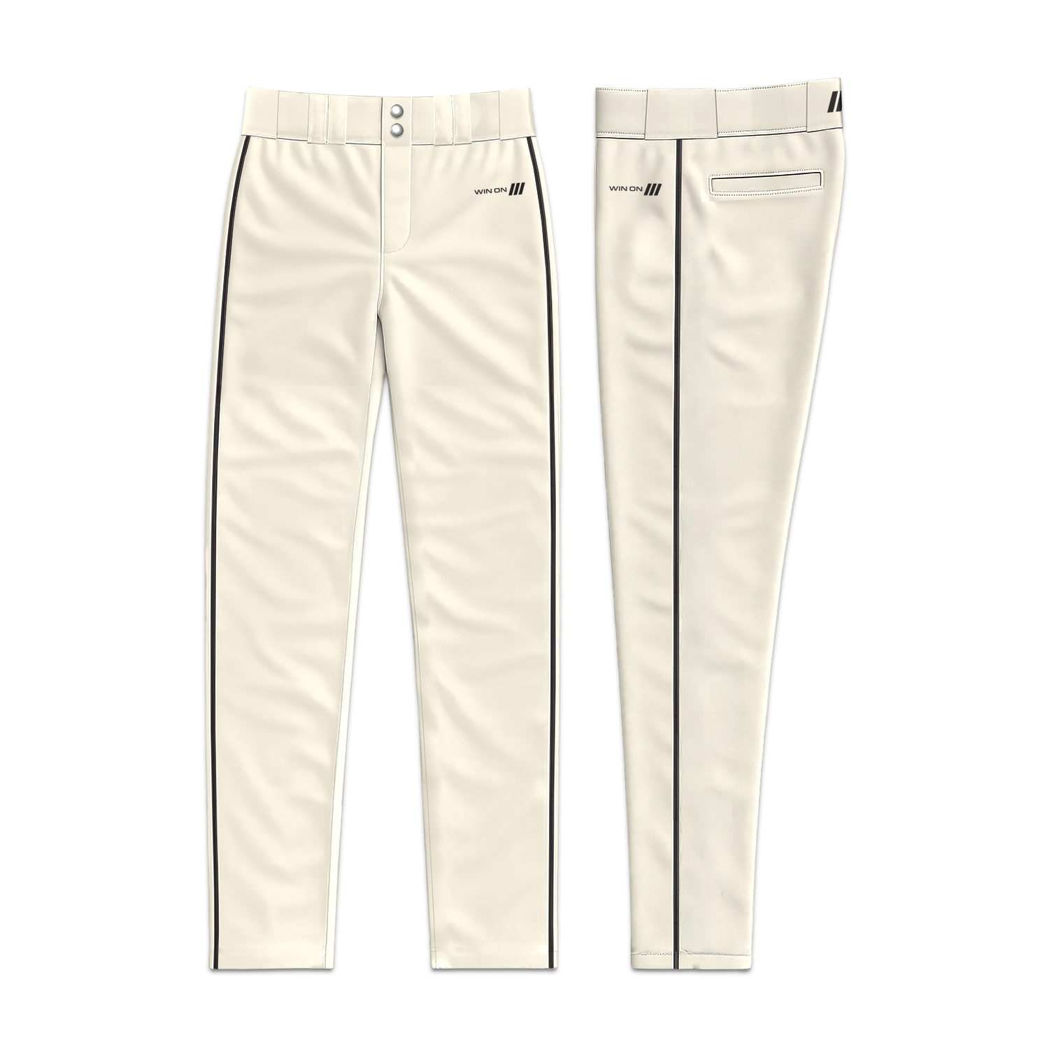 Irvine Dolphins Baseball Pants (Cream)