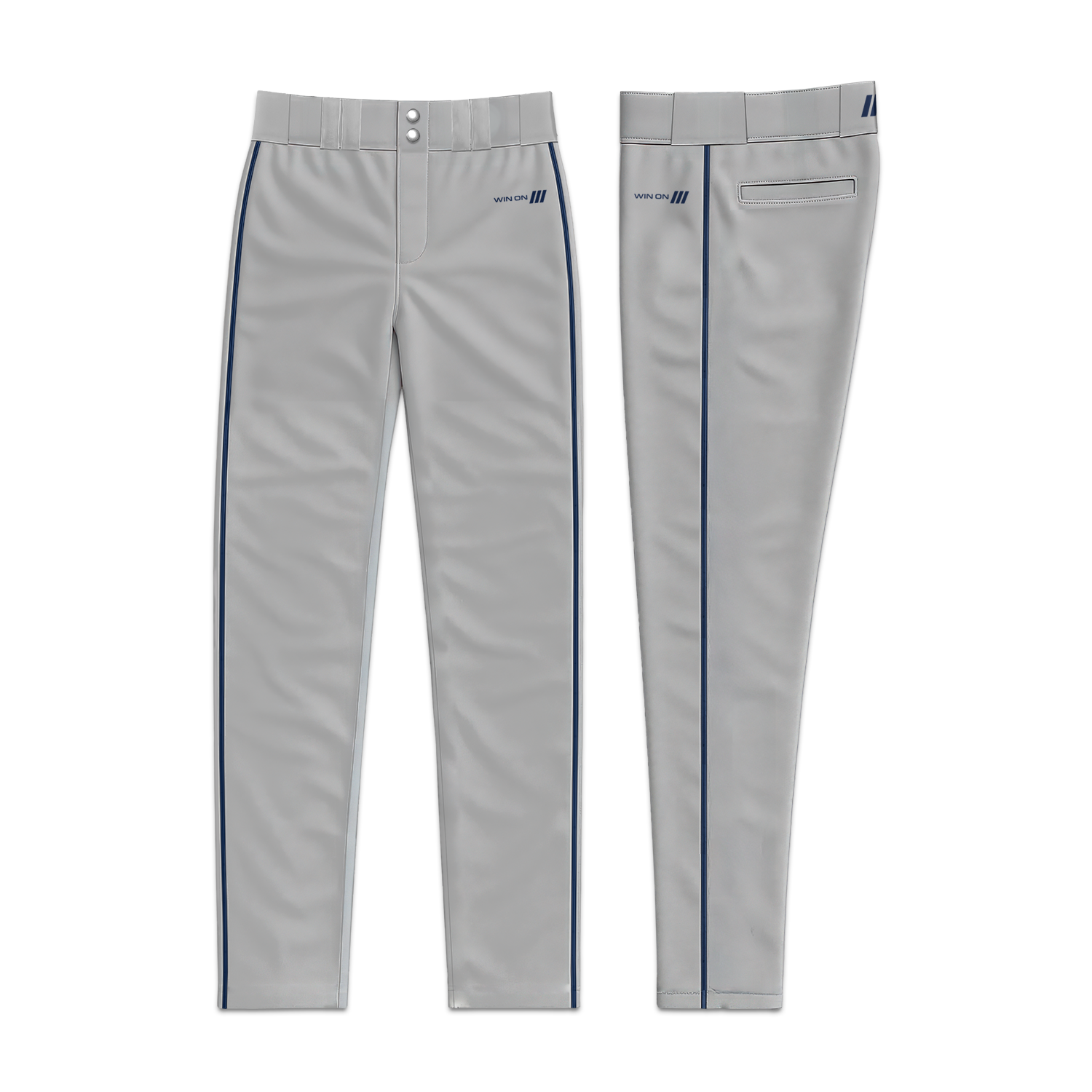 Frozen Rope  Baseball Pants (Gray)