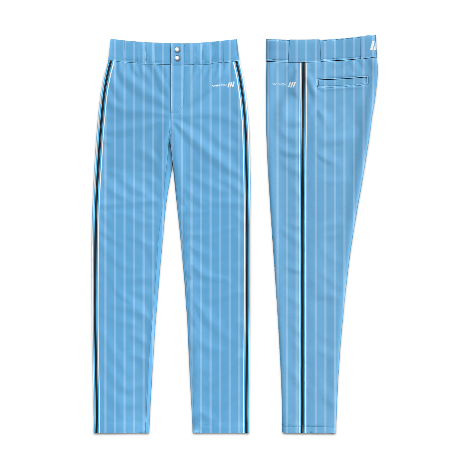 O's Light Blue Pinstripe Baseball Pants