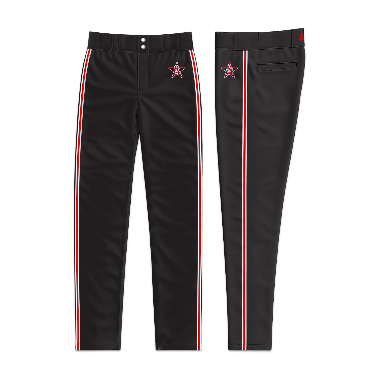 SAPB All-Star Baseball Pants (Black)
