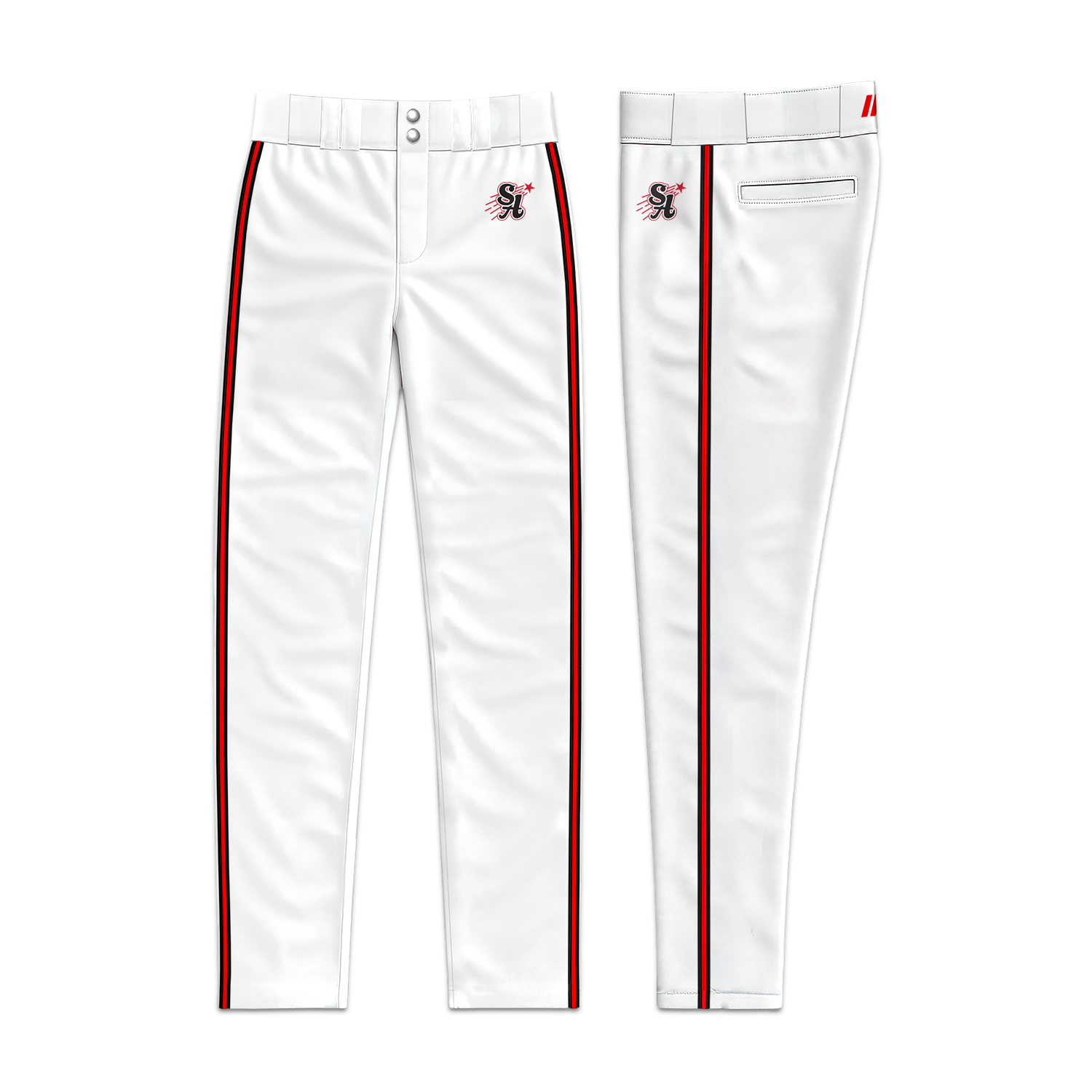 SAPB All-Star Baseball Pants (White)