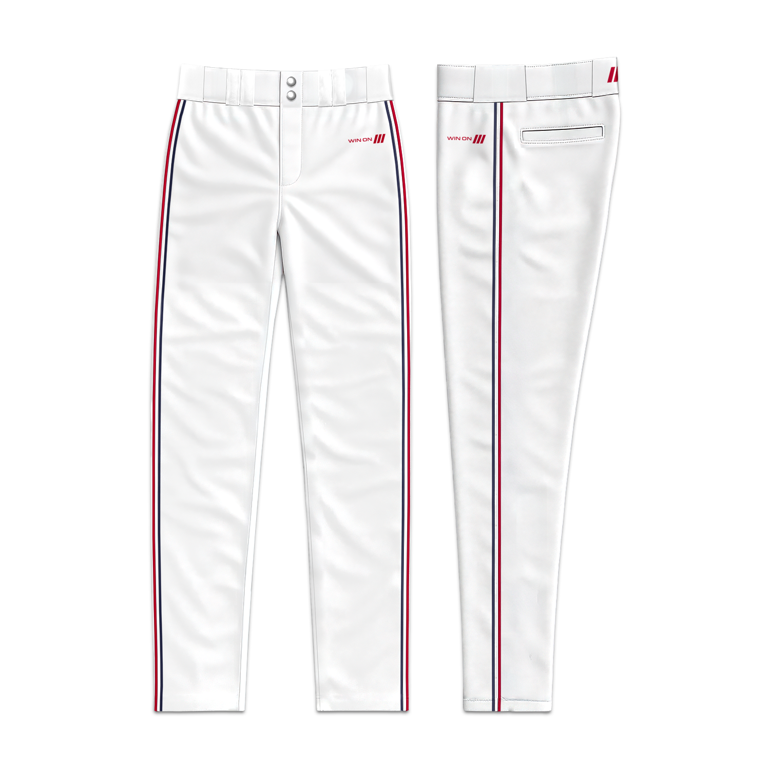 SoCal Aces Baseball Pants (White)