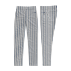 ZT Baseball Pants (Gray/Navy Pinstripes)