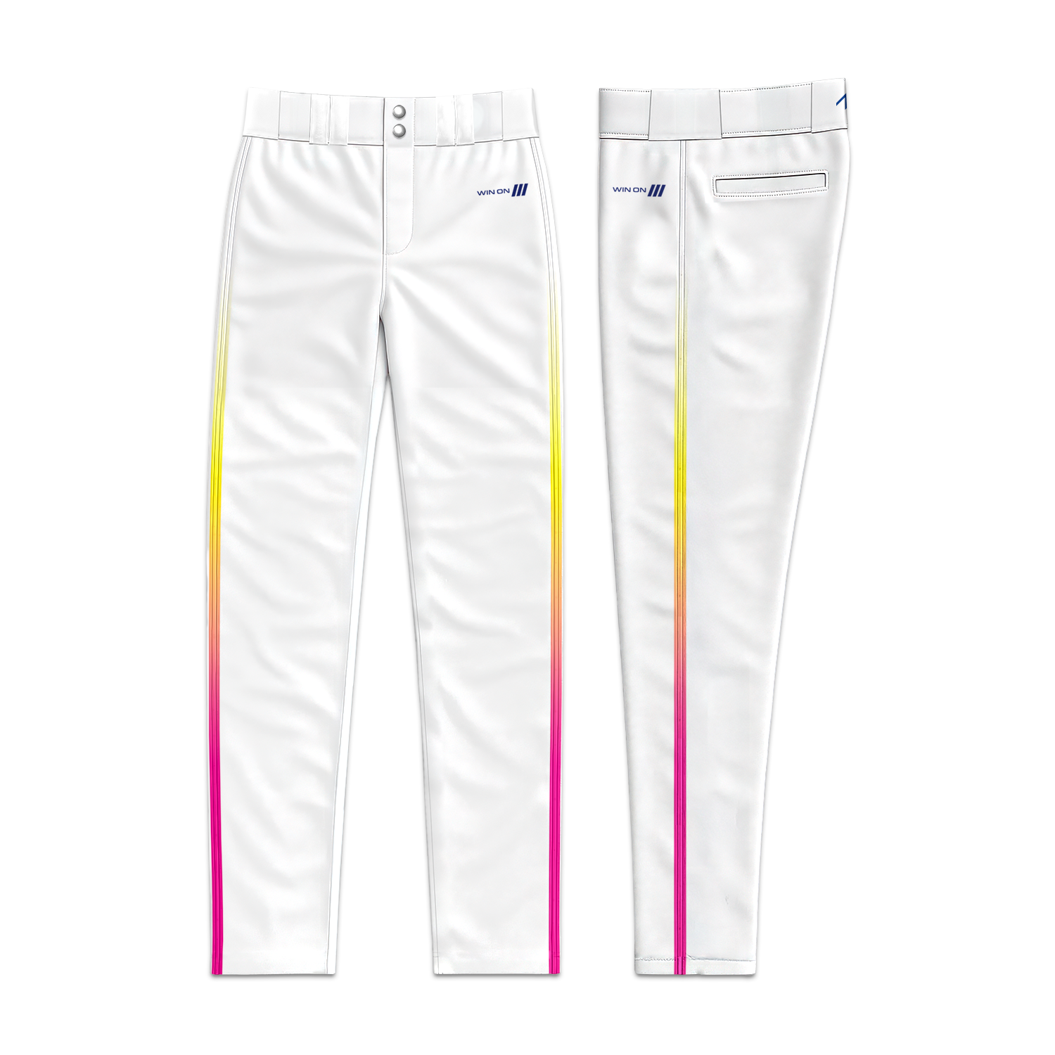 ZT West Baseball Pants (White)