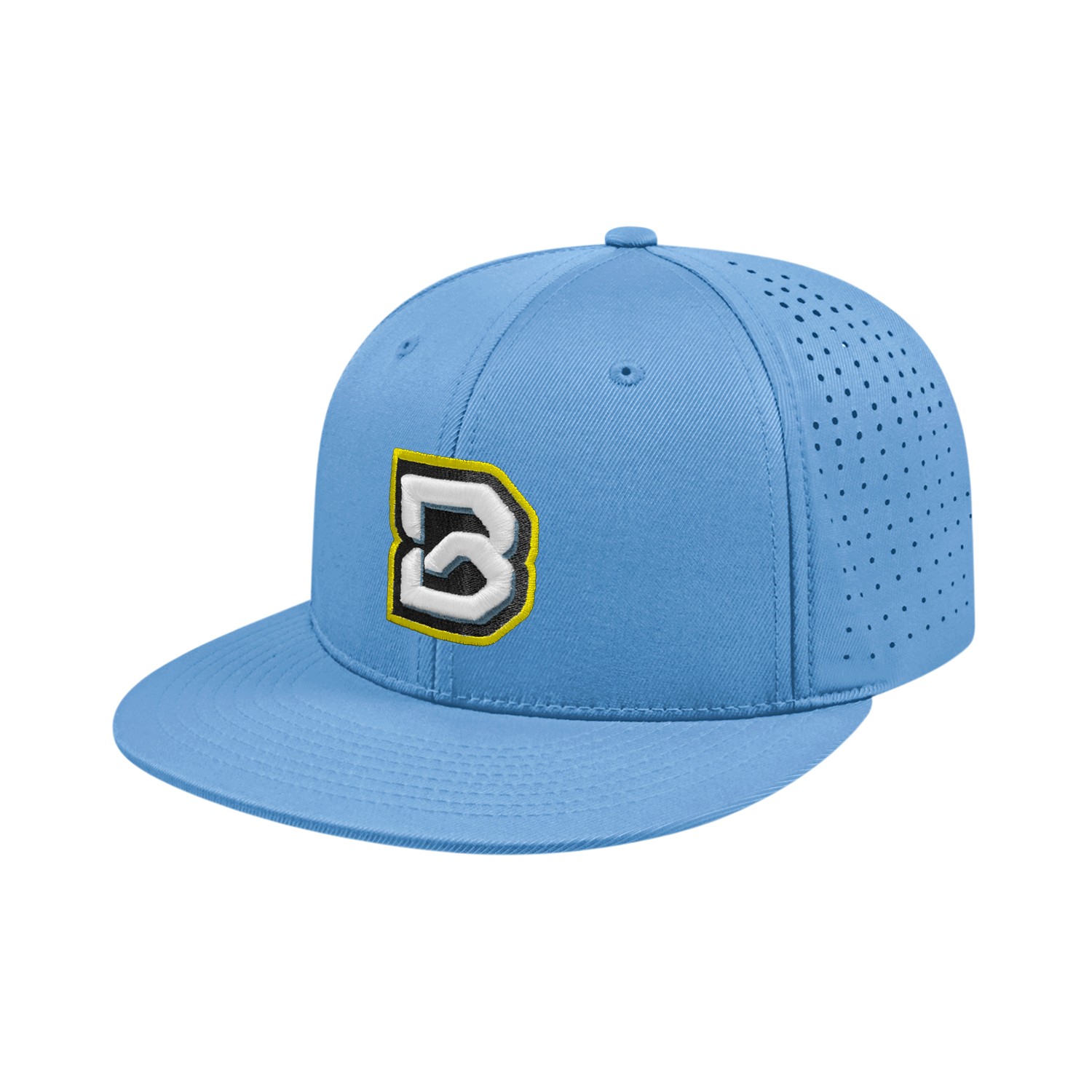 Bots FlexFit Hat (Light Blue/Yellow Outline)