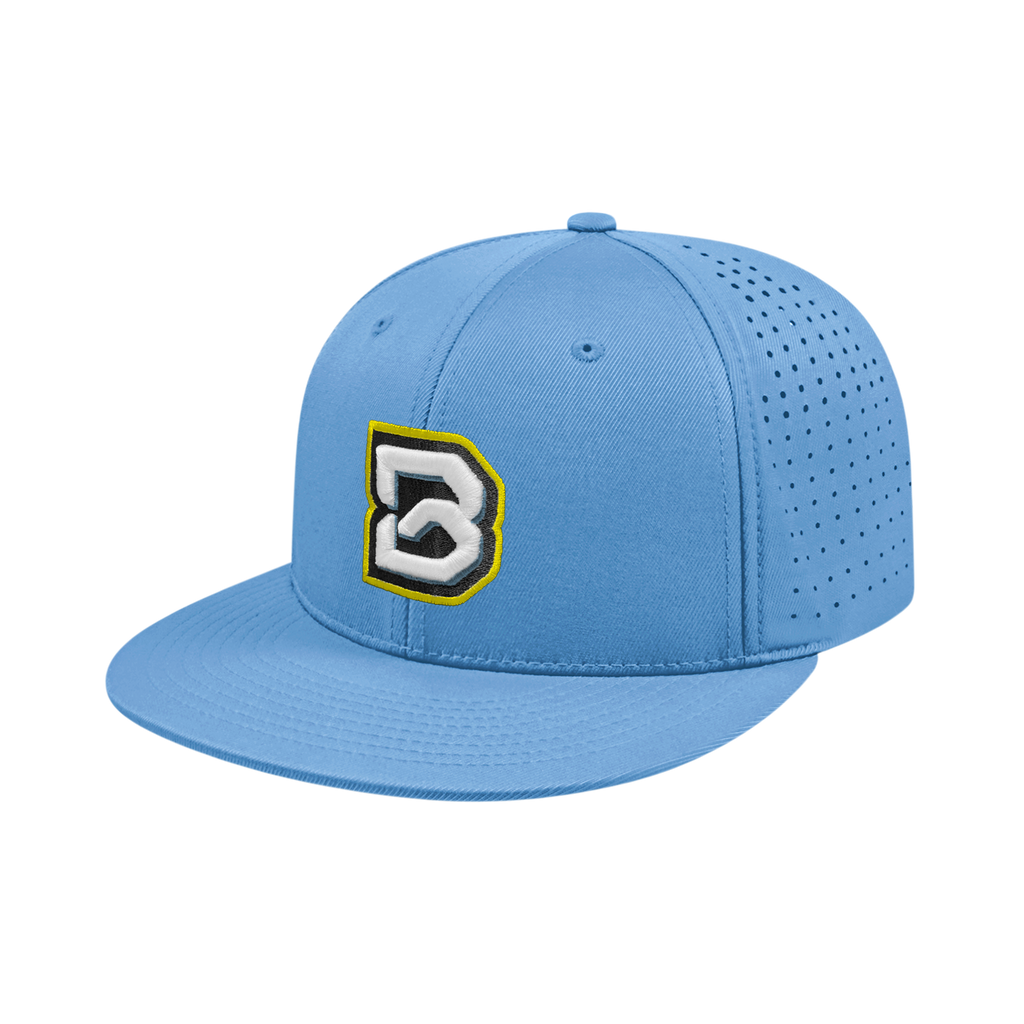 Bots FlexFit Hat (Light Blue/Yellow Outline)