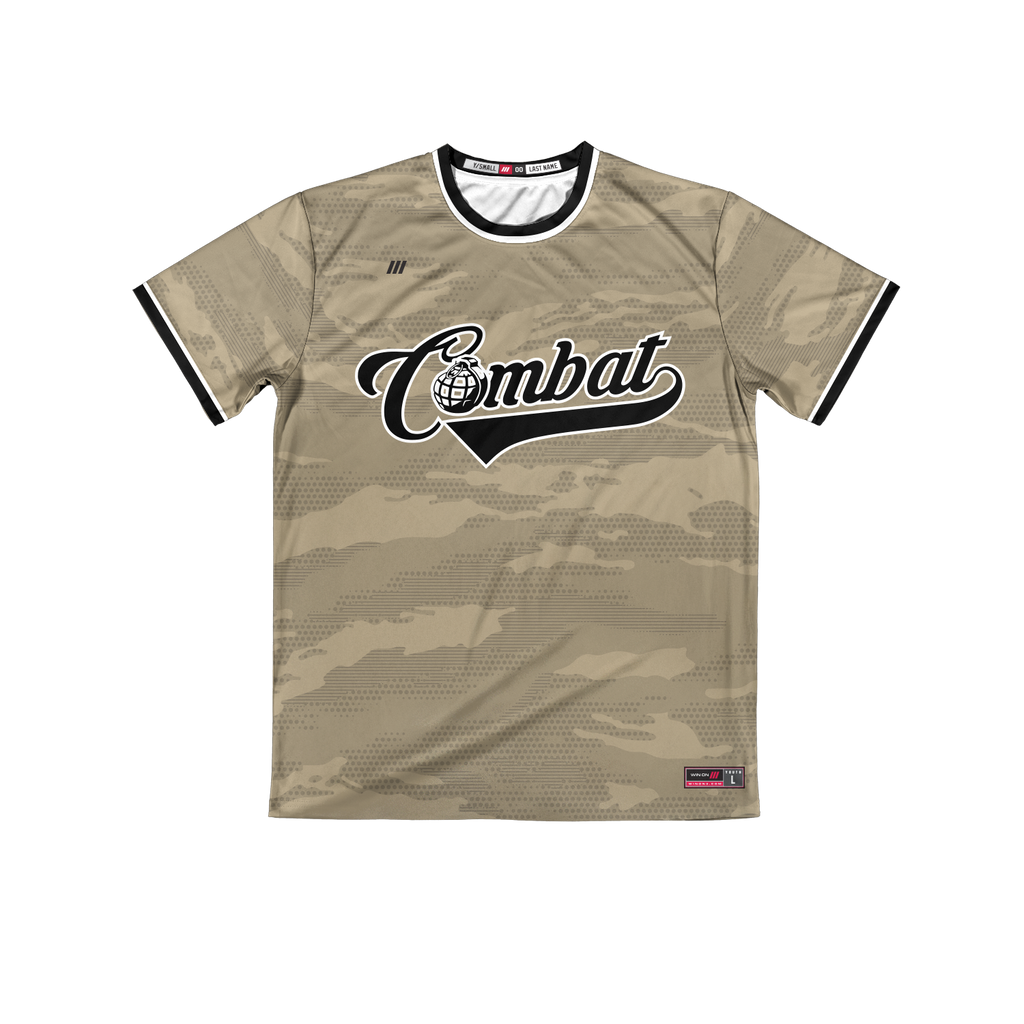 Combat Crew Neck Pullover Jersey (Camo)
