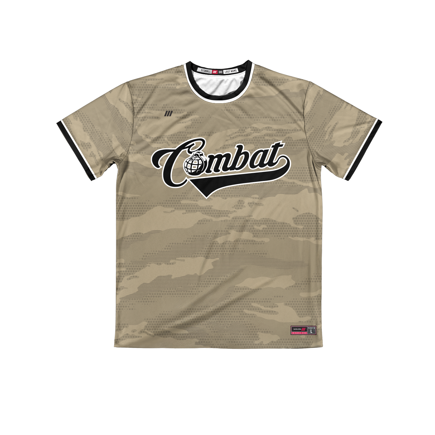 Combat Crew Neck Pullover Jersey (Camo)