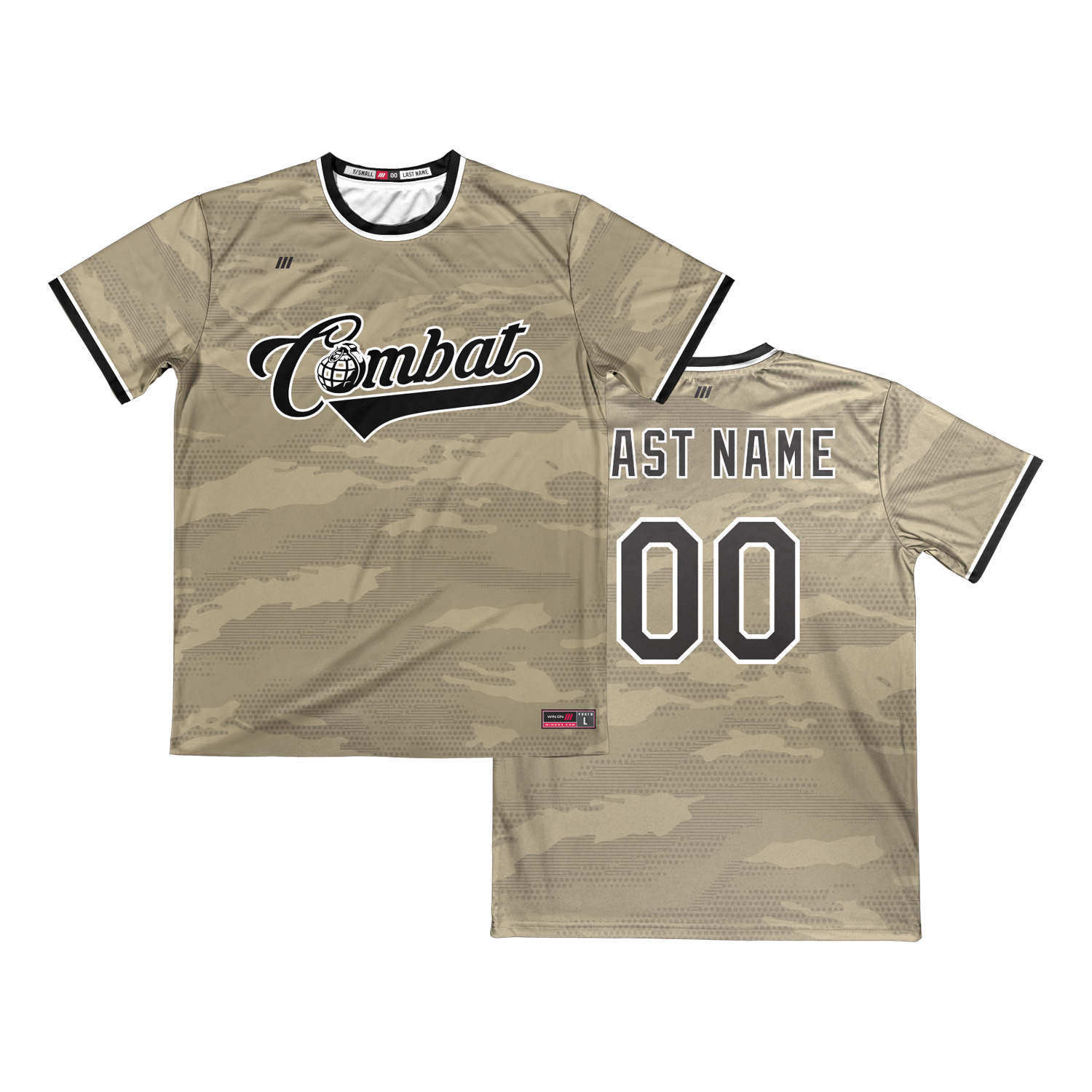 Combat Crew Neck Pullover Jersey (Camo)