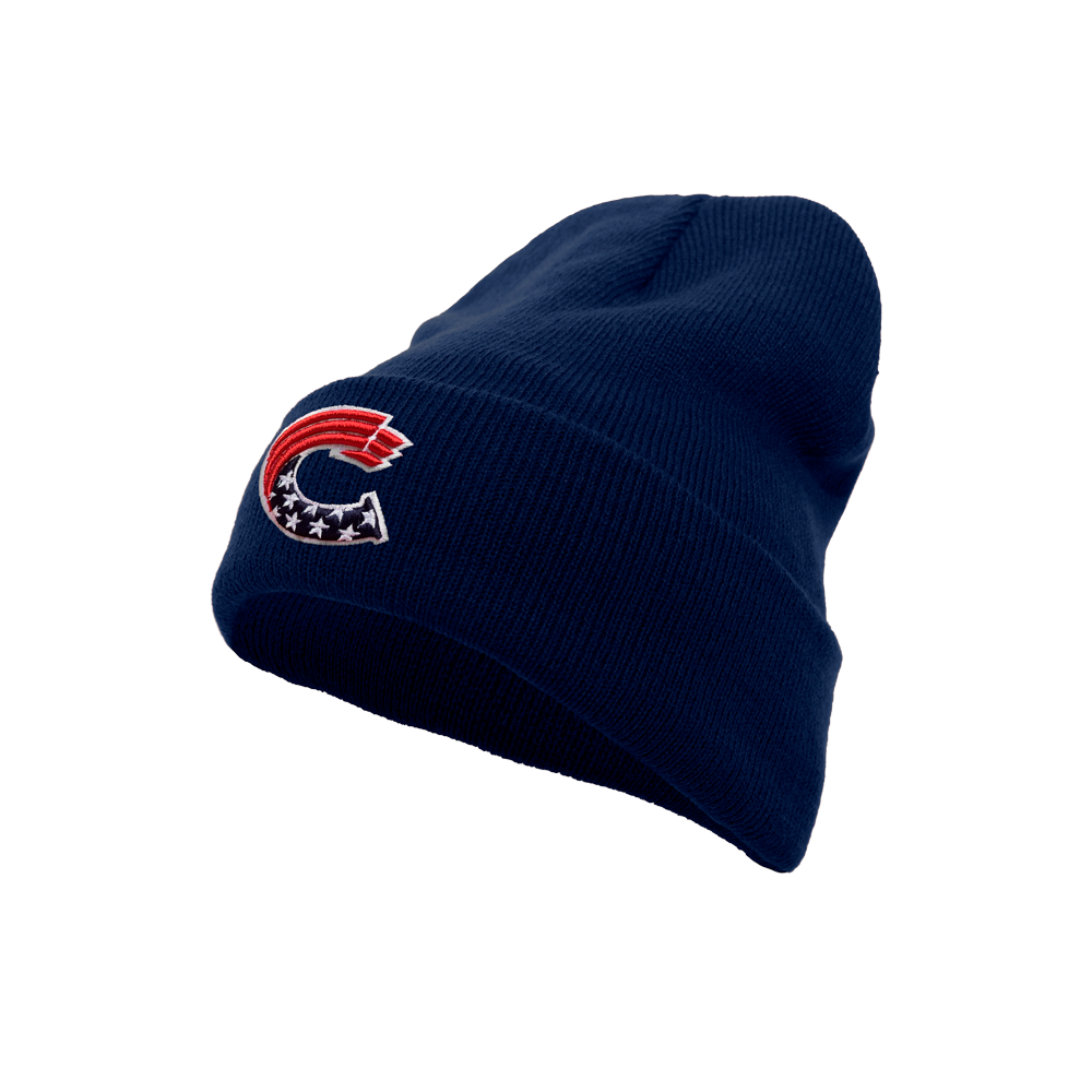 Crush "C" Cuffed Embroidered Beanie