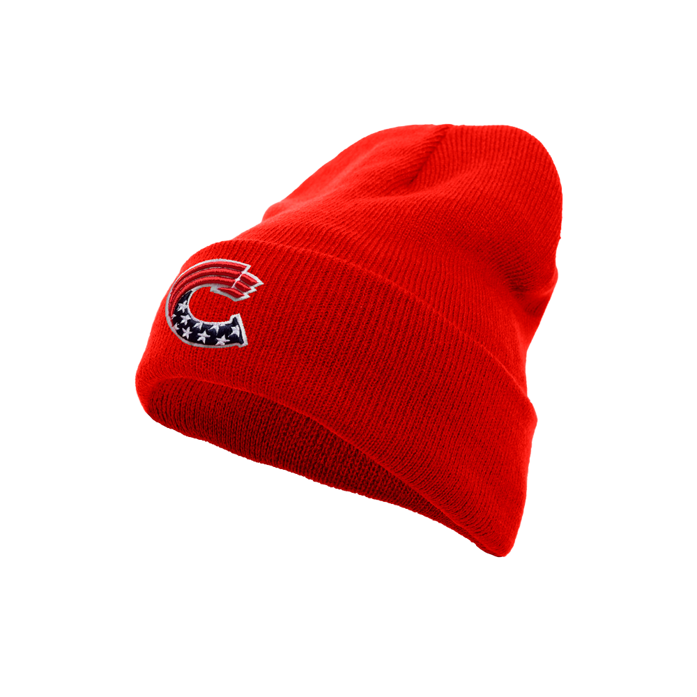 Crush "C" Cuffed Embroidered Beanie