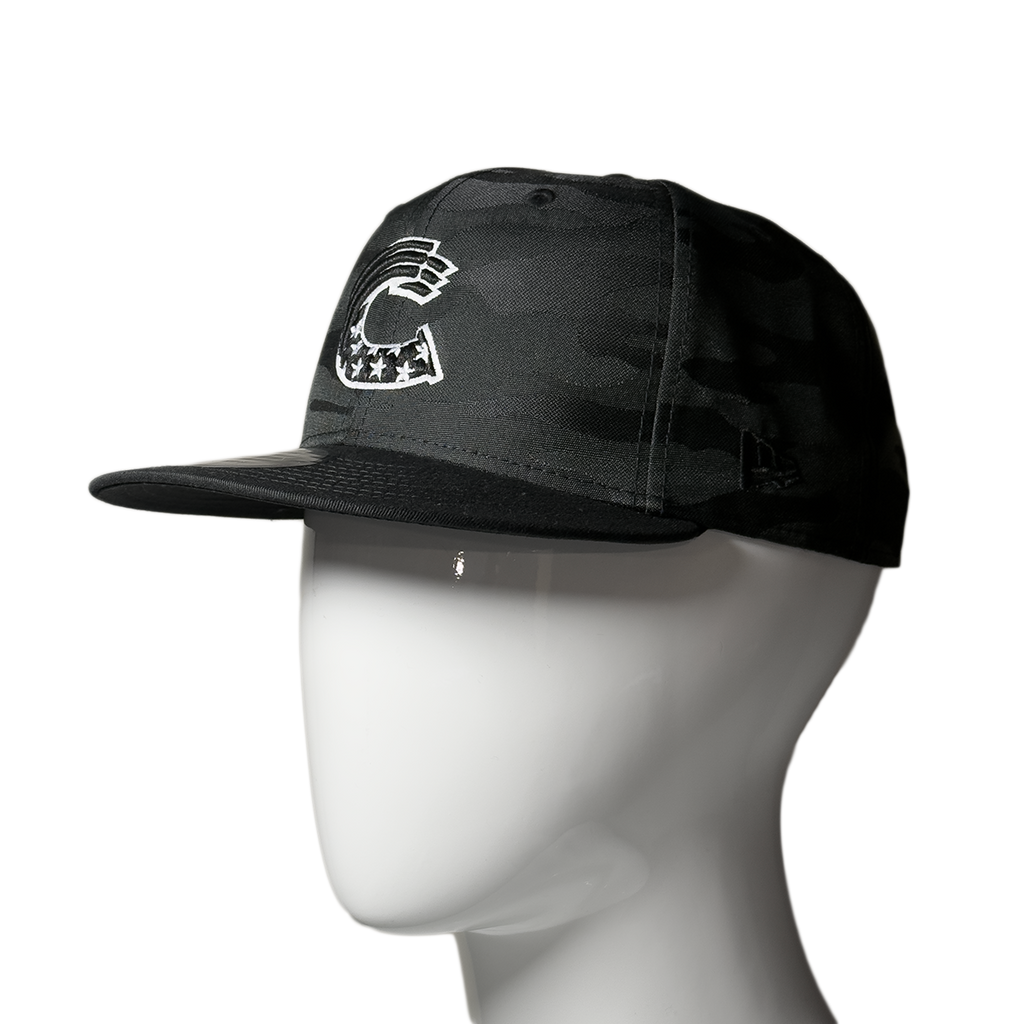 Crush New Era Camo Flat Bill Snapback Cap