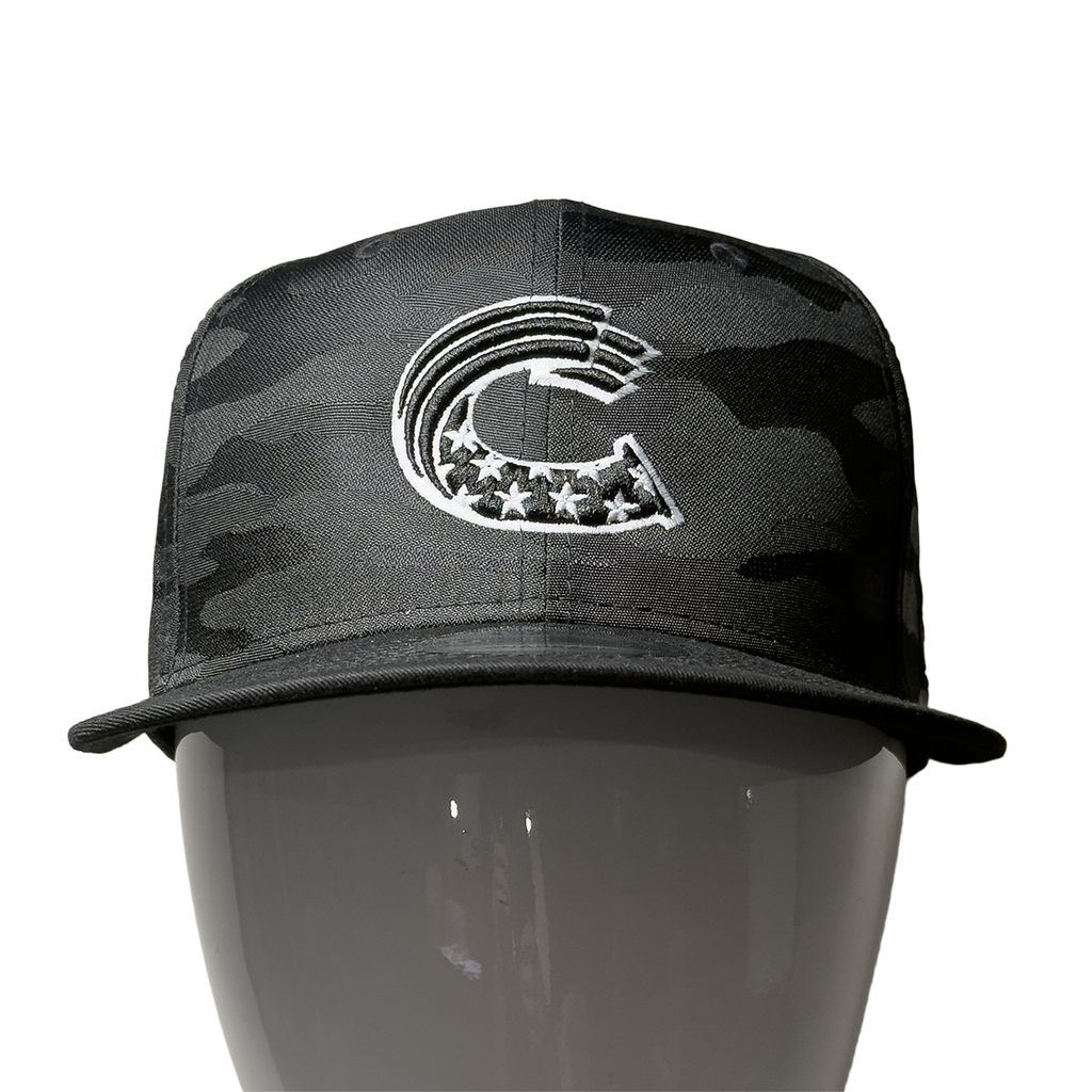 Crush New Era Camo Flat Bill Snapback Cap