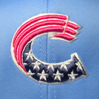 Crush Hat (Light Blue with Pink/Navy Embroidery)