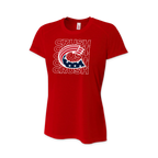 Crush "Repeat" Women's Spun Poly Tee