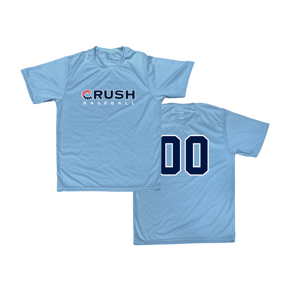 Crush "Scrimmage" Poly Tee - Light Blue