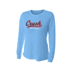 Women's Crush Softball Script Long Sleeve Dryfit