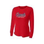 Women's Crush Softball Script Long Sleeve Dryfit