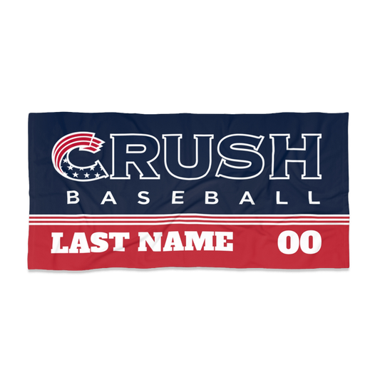 Crush Baseball Beach Towel