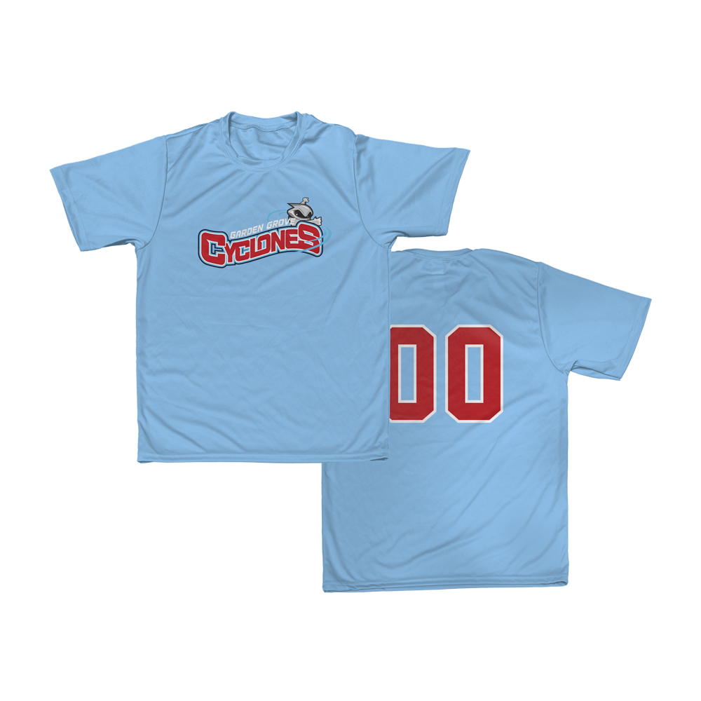 GG Cyclones "Scrimmage" Poly Tee (Number Only)
