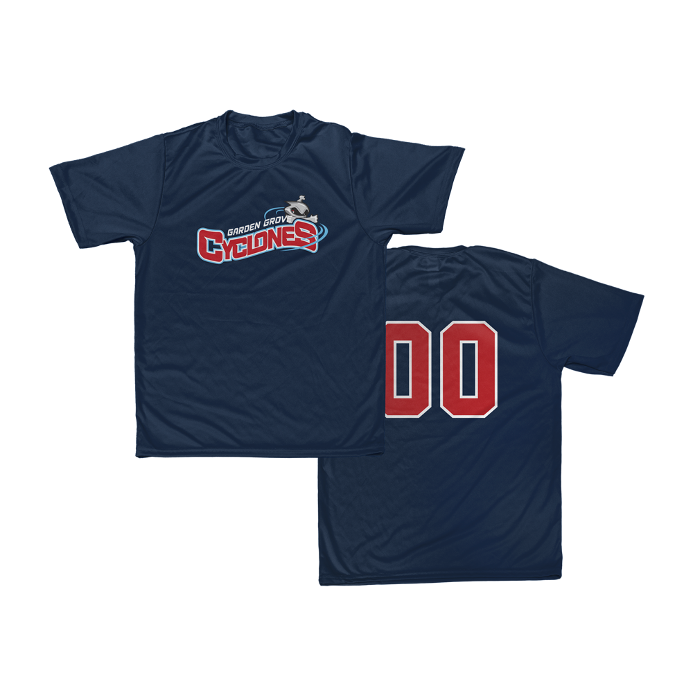 GG Cyclones "Scrimmage" Poly Tee (Number Only)