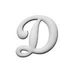 Irvine Dolphins "D" 3D Helmet Decal