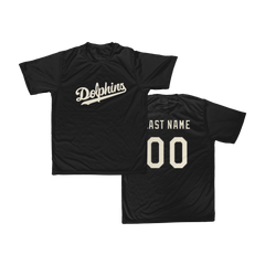 Dolphins "Scrimmage" Tee - Black/Cream