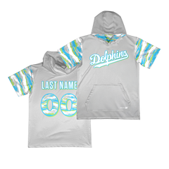 Irvine Dolphins Short Sleeve Hoodie (Quimby)