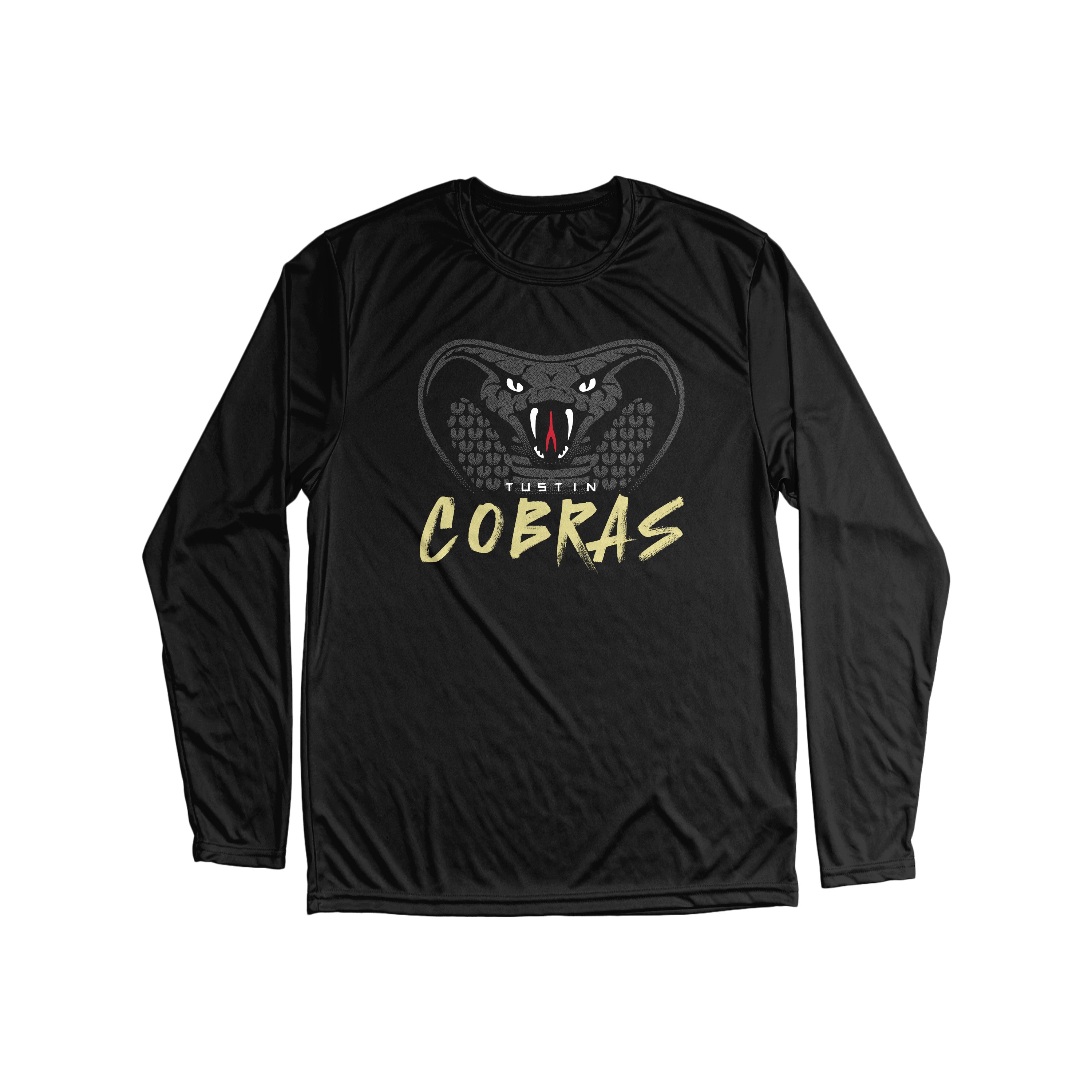 Tustin Cobras "Graffiti" Long Sleeve Performance Tee
