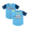 OC Bots Full Button Light Blue Jersey