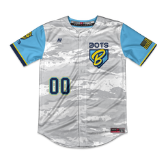 Bots Full Button Camo Jersey (Light Gray)