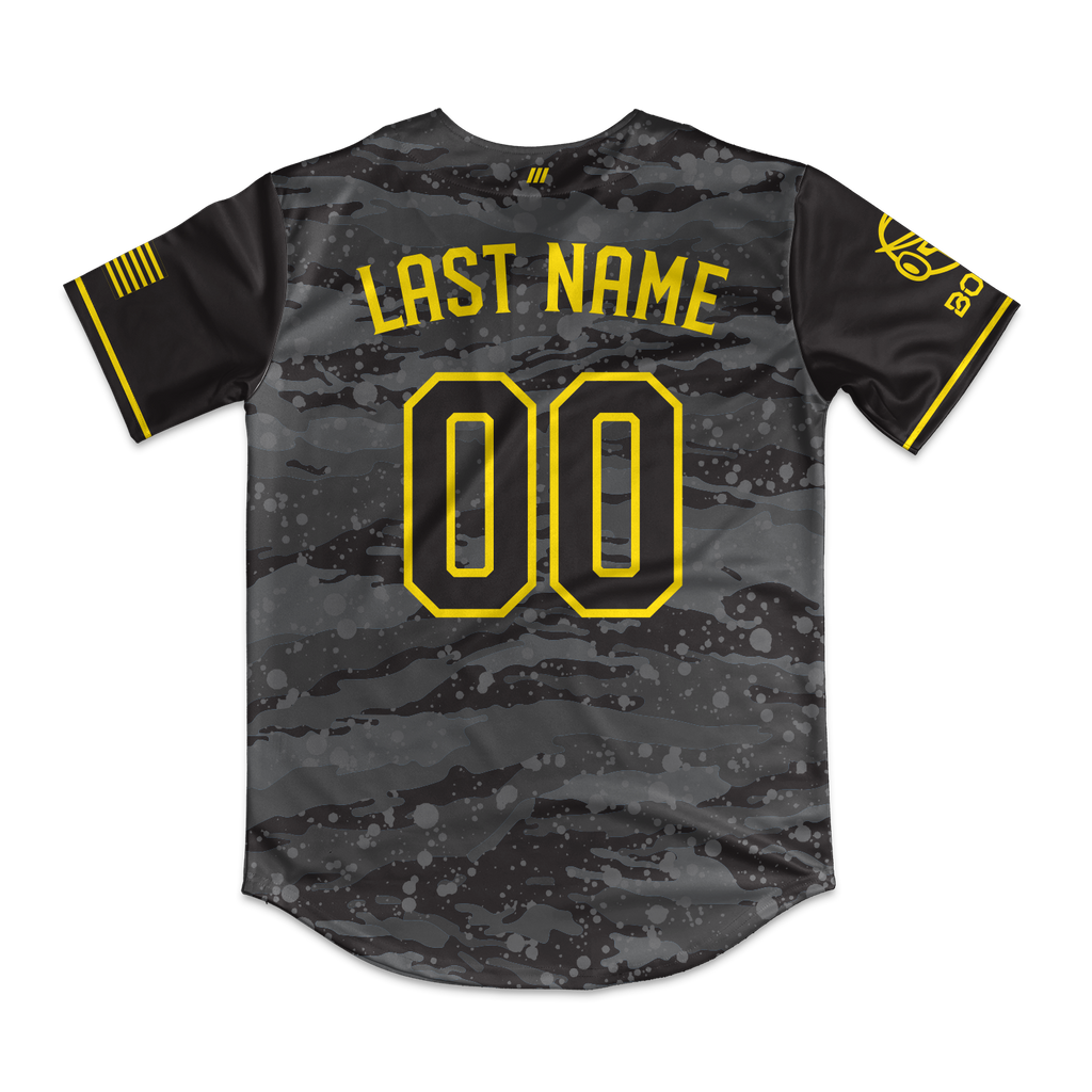 Bots Full Button Jersey (Black)