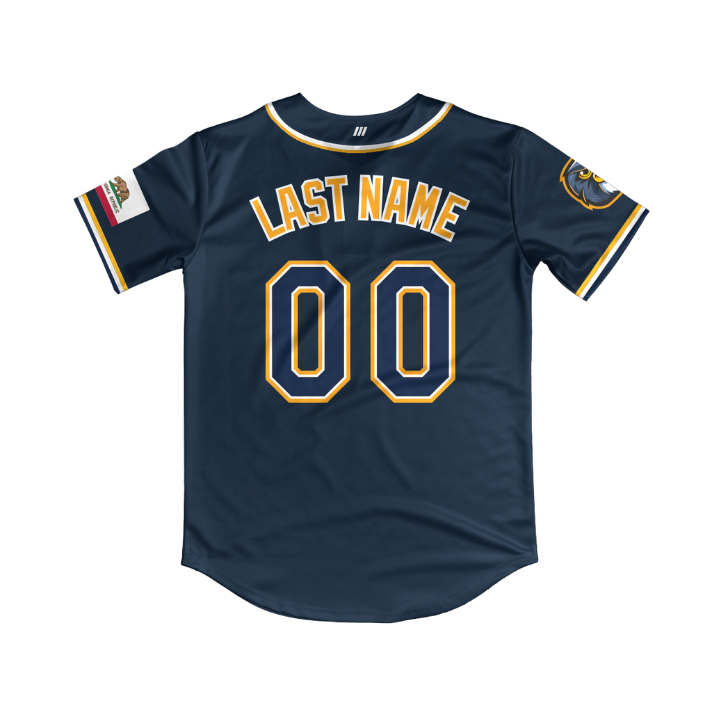 CIU Full Button Jersey (Navy)