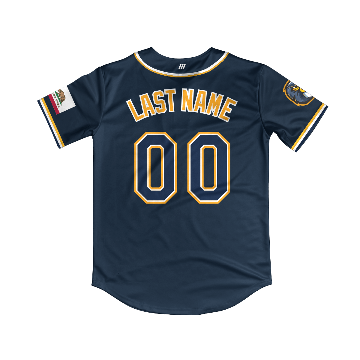 CIU Full Button Jersey (Navy)