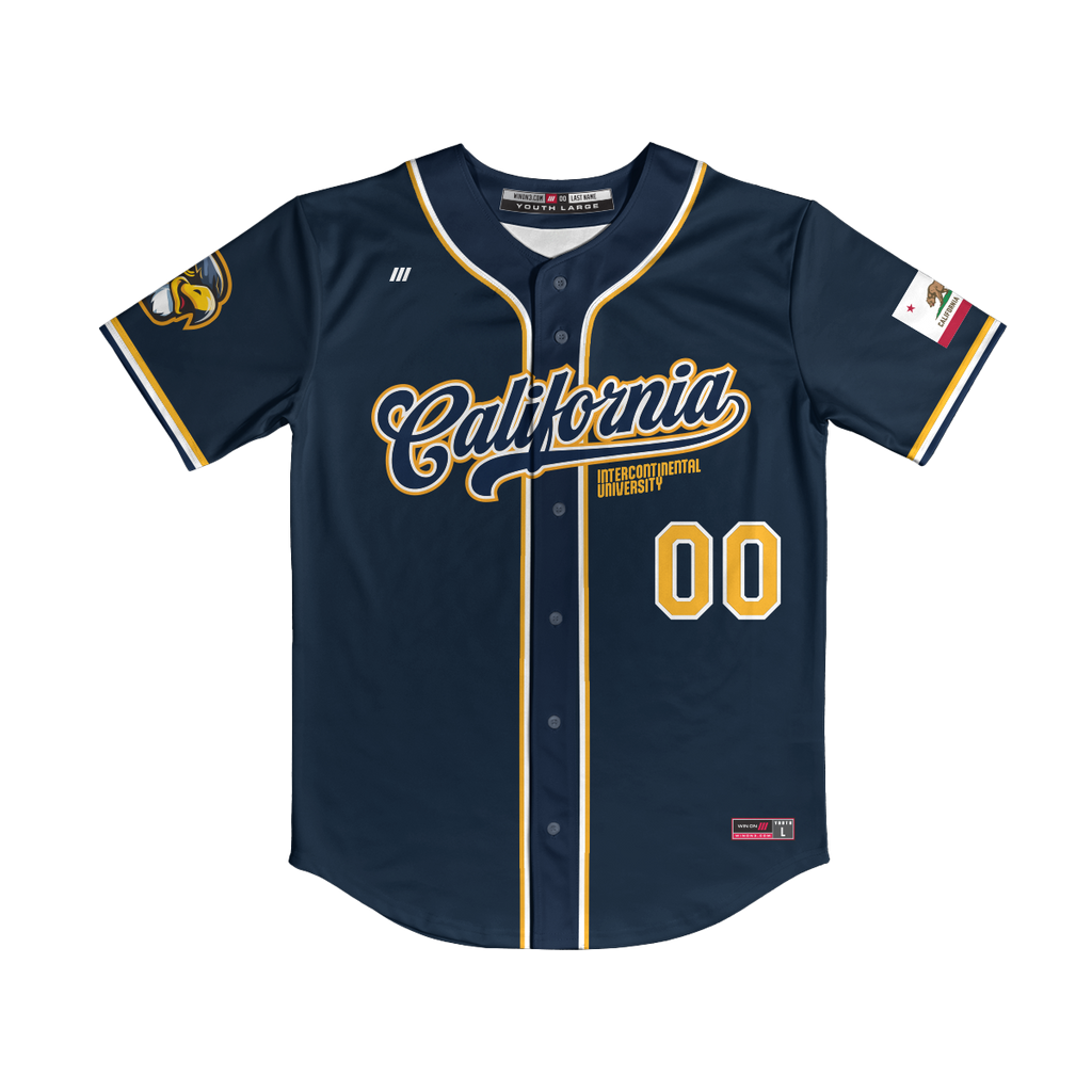 CIU Full Button Jersey (Navy)