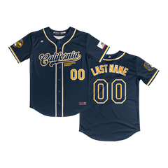 CIU Full Button Jersey (Navy)