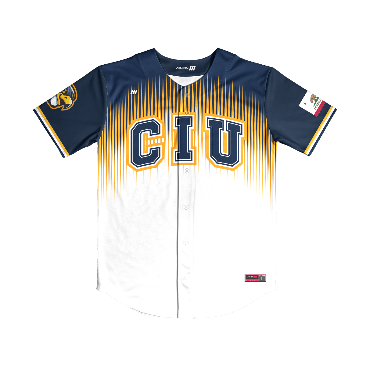 CIU Full Button Jersey (Spikes)