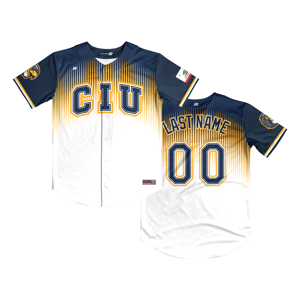 CIU Full Button Jersey (Spikes)